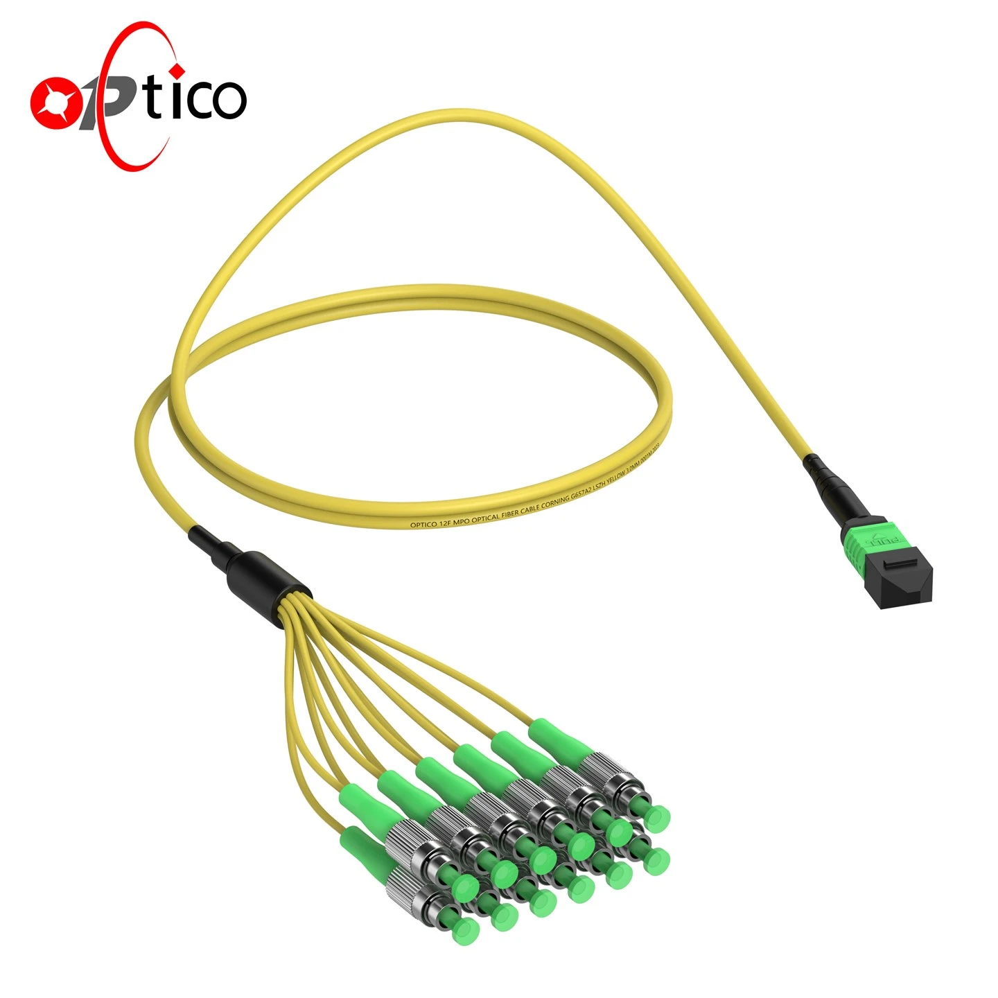 MTP MPO 12FC Fanout Fiber Yama Kablosu